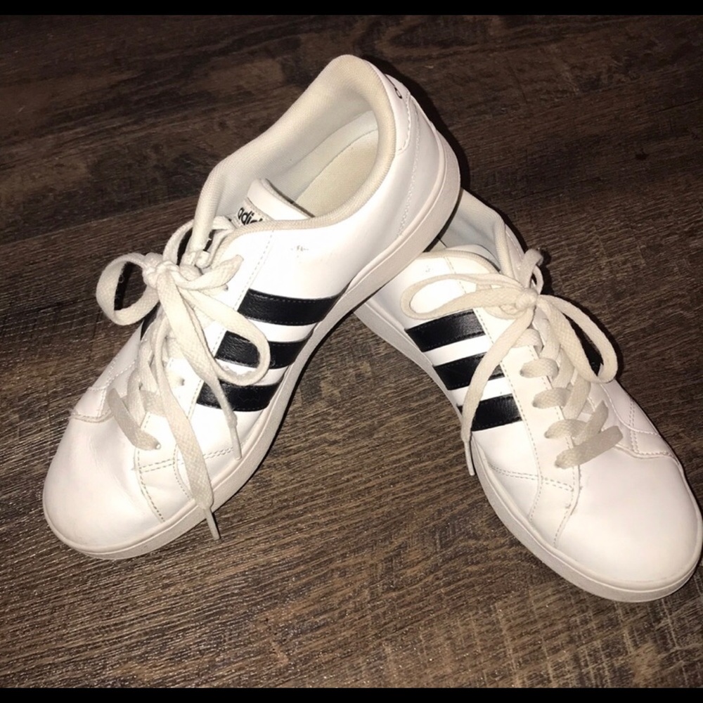 worn but in good condition , adidas shoes